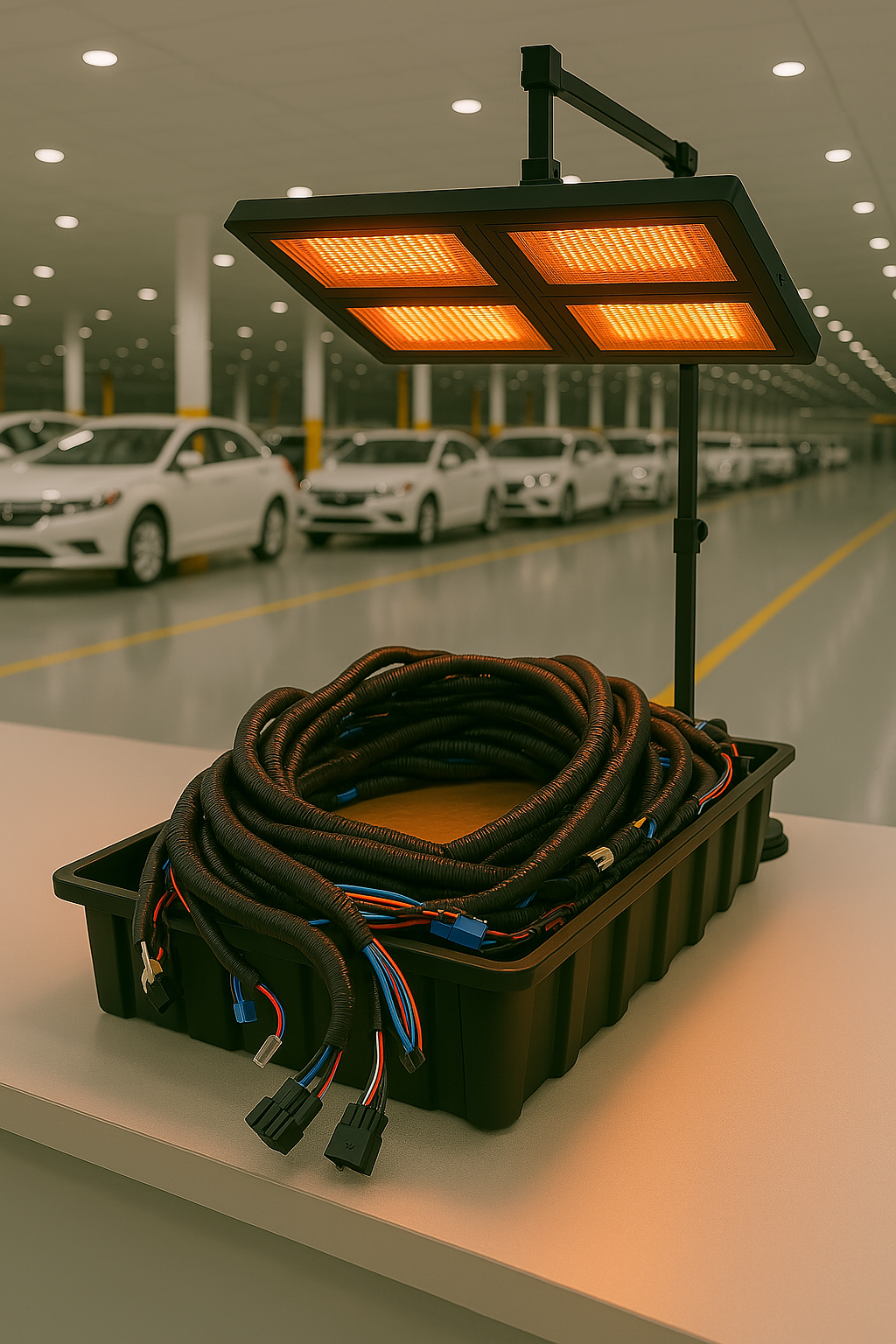 Infrared Wiring Loom Heating