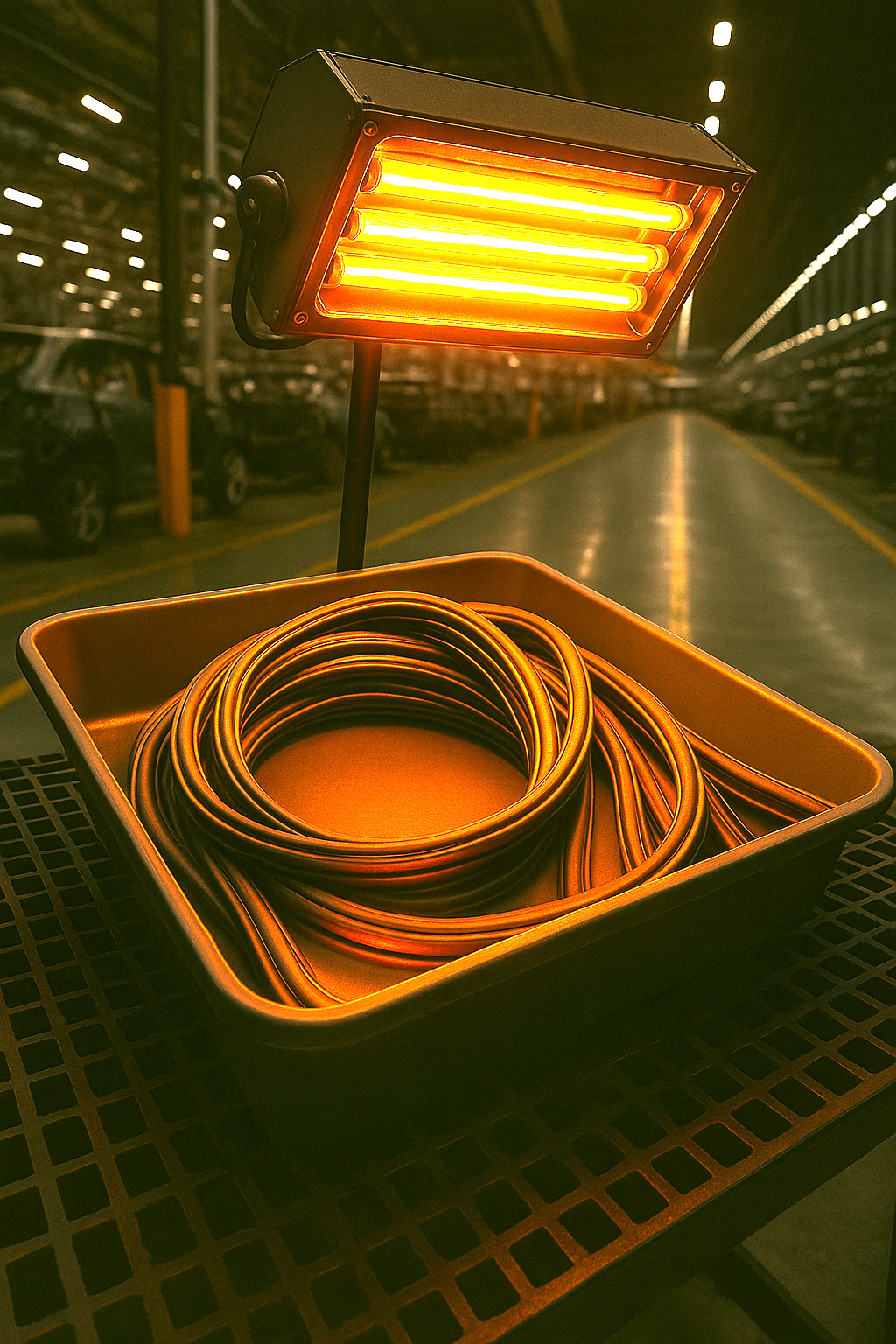 Infrared Door Seal Heating